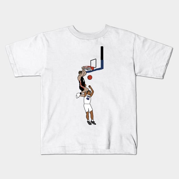 get dunked on Kids T-Shirt by defalcophotography